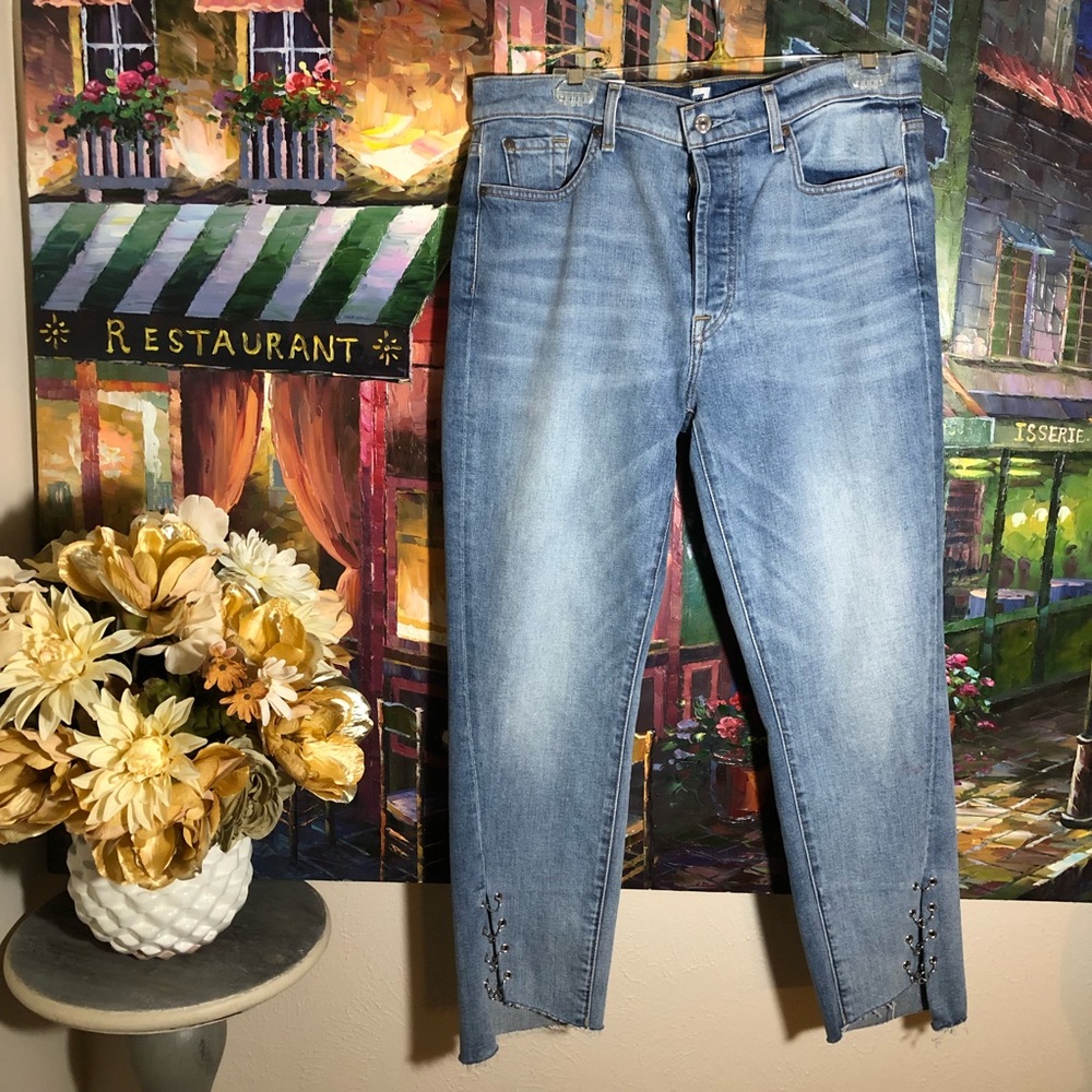 👖7 for all mankind “Edie” Jeans, Sz 31 -Waist 33”